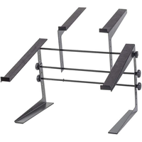 Support d'Écran Réglable en Métal pour Ordinateur Portable avec Support de Comptoir pour Contrôleur DJ, Idéal pour Présenter Ordinateur Portable et Clavier