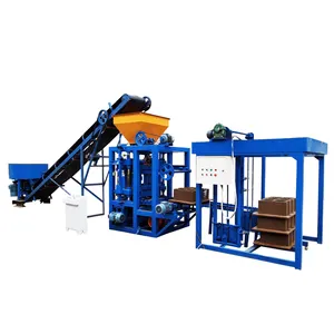 widely used concrete block making machine for sale in florida qt4-24 cement brick making machine