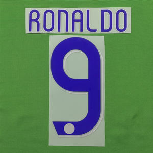 Super a Retro 2006 2007 BECKHAM RAUL RONALDO <span class=keywords><strong>SERGIO</strong></span> RAMOS Número de estampado en caliente - Product Image 2