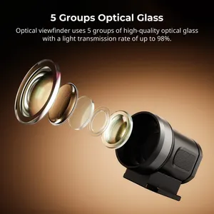 Visor Óptico Externo SmallRig 5873 de 28 mm para Algunos Modelos de Fujifilm / Sony / Nikon / Canon / Ricoh / <span class=keywords><strong>Leica</strong></span> - Product Image 5