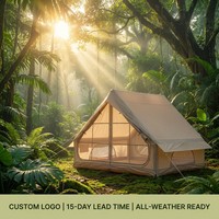 Tente de camping gonflable professionnelle renforcée avec structure pneumatique pour événements extérieurs, portable