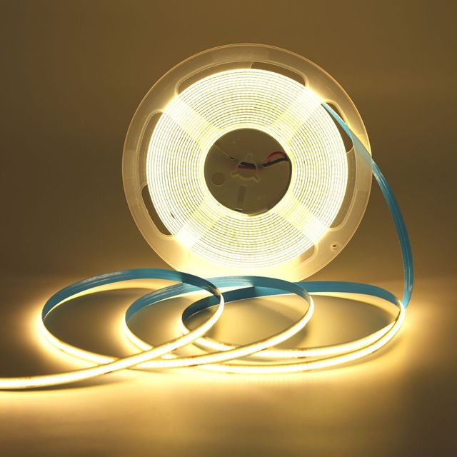 12V 24V 8mm 320led/m COB LED Strip Self Adhesive for Soft Light Strip Home Decoration Ceiling