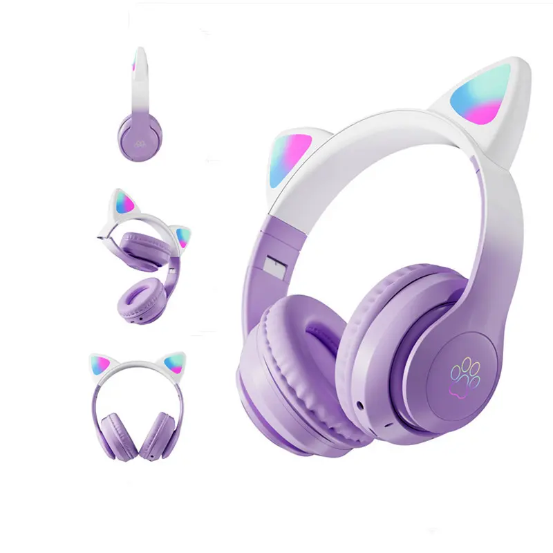 Hot Sell Factory Price STN-28 pro LED Headset Sports Stereo Headset Foldable Headset