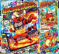 Tarjeta Coleccionable de Fan Art de Doble Cara YS B5, Serie Cosmic Code Lost, Squirtle y Otros Personajes Clásicos, Tarjeta Impresa