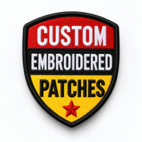 Patchs en toile brodés personnalisés – Tailles sur mesure – Créez votre propre photo/logo/texte pour vêtements, casquettes, harnais pour chiens