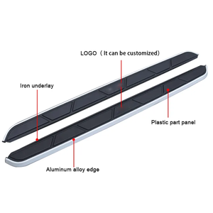 Pedana Laterale in Alluminio per SUV, Accessorio per Skoda <span class=keywords><strong>Kodiaq</strong></span> 2017 2018 2019 2023 - Product Image 3