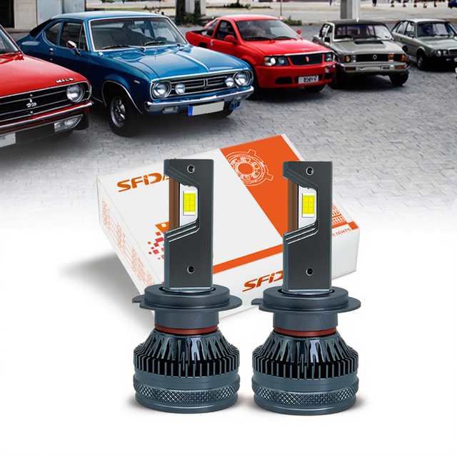 SFIDA H1 12V 60W High Power LED Car Headlight K2 6000K | Super Bright Headlight Bulbs | 2 Years Warranty