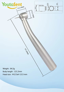 Tandheelkundige turbine handstuk met fiberoptiek M900KL, hoge kwaliteit standaardkop, hoge snelheid tandheelkundig chirurgisch handstuk - Product Image 5