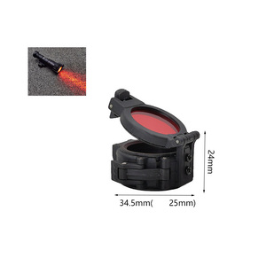 Filtro de linterna táctica multicolor/difusor de luz suave/luz roja/luz verde para M300 M600, accesorio para caza y actividades al aire libre - Product Image 4