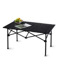 Table pliante en aluminium, 1 pièce, ultralégère, pour plage, Logo personnalisé, haute qualité
