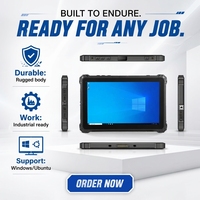 Tablette PC industrielle robuste CE MIL-STD-810H 10,1 pouces, étanche IP67, pour la gestion logistique d'entrepôt