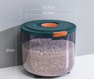 Boîte de conservation alimentaire hermétique classique, grande capacité, pour riz et céréales, écologique - Product Image 2