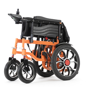 베스트 셀러 장애인 휴대용 전동 휠체어 접이식 경량 접이식 휠체어 장애인 전동 휠 의자 - Product Image 5
