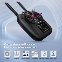 Hotrc HT-8A 2.4G 8CH FHSS Combo Radio RC Complet avec Boîtier pour Voiture RC, Bateau, Drone FPV, Avion à Voilure Fixe