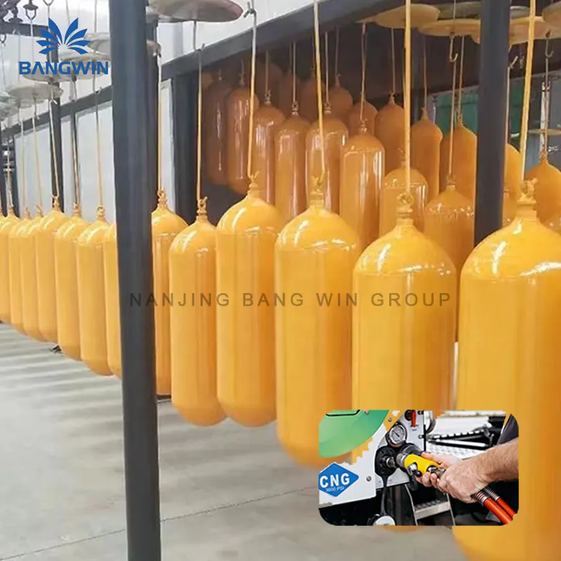 BW Top Qualité Utilisé Cng Cylindre Vide 55L Réservoir Vide 40L Réservoir Cng Gaz Cylindre Fournisseur Chinois Véhicule Naturel