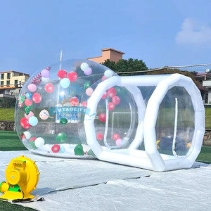 Tende a Cupola Gonfiabili Trasparenti in PVC per Bambini, Castello Gonfiabile a Bolle per Feste all'Aperto - Product Image 3
