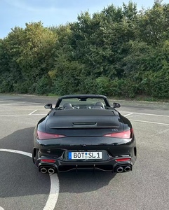 FORMercedes-benz SL63 Kit carrosserie SL63 mise à niveau <span class=keywords><strong>Style</strong></span> <span class=keywords><strong>Babos</strong></span> fibre de carbone lèvre avant jupe latérale diffuseur Spoiler sortie d'air - Product Image 5