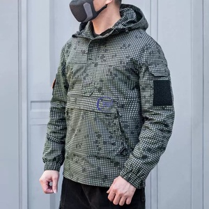 <span class=keywords><strong>Felpa</strong></span> Tattica da <span class=keywords><strong>Uomo</strong></span> con Cappuccio, Impermeabile, Mimetica, <span class=keywords><strong>Sportiva</strong></span>, Antivento, con Grandi Tasche, per Attività nella Giungla - Product Image 5