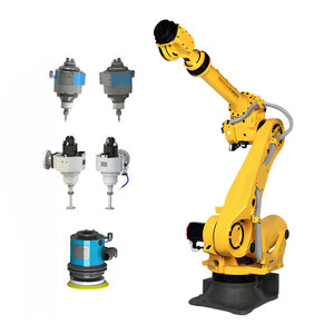 Haute Performance <span class=keywords><strong>FANUC</strong></span> <span class=keywords><strong>Robot</strong></span> R-2000iC/165F métal polissage meulage poste de travail ponceuse à bande contrôle de Force Intelligent ébavurage - Product Image 1