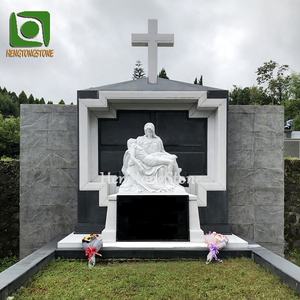 <span class=keywords><strong>Monument</strong></span> funéraire religieux traditionnel, sculpture <span class=keywords><strong>en</strong></span> <span class=keywords><strong>marbre</strong></span> Pieta, style europé<span class=keywords><strong>en</strong></span>, statue <span class=keywords><strong>en</strong></span> pierre pour pierre tombale - Product Image 2