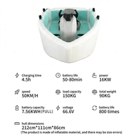 Bateau Jet Électrique Haute Performance pour Eaux Océaniques avec Batterie 72V, Équipement de Jeux Aquatiques Karting à Vendre