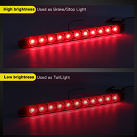 Feux de freinage, de stop, de clignotant et de position latérale à LED 12V 24V pour voiture, camion et remorque, barre lumineuse d'avertissement LED, lampe de stop pour camion