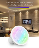 Ampoule LED Tuya 2.4G RF RGB CCT smart GU10, projecteur contrôlé par télécommande