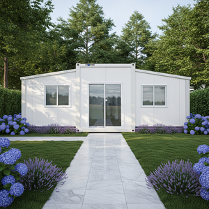 Maison conteneur moderne et élégante extensible 20ft 40ft en acier léger, 2 chambres, maison préfabriquée portable - Product Image 1