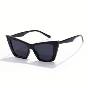 Gafas de Sol Cuadradas de Moda Retro con Logotipo Personalizado, Gafas de Sol de Ojo de Gato con Marco Grande para Mujer - Product Image 5