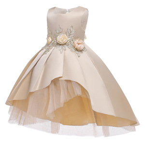 Abito da Principessa per Bambine, Vestito <span class=keywords><strong>di</strong></span> <span class=keywords><strong>Marca</strong></span> con Gonna a Coda <span class=keywords><strong>di</strong></span> Pesce in Tulle Rosso per Esibizioni <span class=keywords><strong>di</strong></span> Pianoforte - Product Image 5