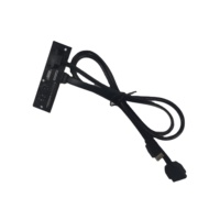 Placa base electrónica de consumo PCB USB3.0, Cable montado en el Panel frontal, HUB, interruptor de alimentación, extensión de reutilización de unidad flexible