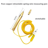 Testeur électrique automatique stylo de test de tension de lampe de voiture outil d'entretien de Circuit 6v / 12v / 24v pour testeur de Circuit de mesure de voiture