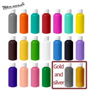 60ml DIY fluido oso pintura figura oso pintura para niños verter pintura fluido arte líquido pigmento Color acrílico pinturas lienzo - Product Image 3