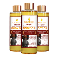 Huile essentielle de maca noire de haute qualité à étiquette privée, fenugrec, 200 ml, huile d'agrandissement des fesses