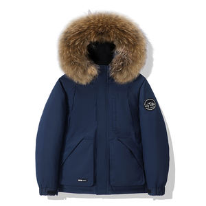 Chaqueta acolchada de invierno frío para hombre, ligera, brillante, transpirable, con cuello levantado, diseño Reversible - Product Image 4