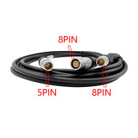 Câble en Y GEV205 (748418) pour récepteurs RTK GS09/GS15 avec batterie externe GEB171, radio de type GFU, matériau PVC, précision de mesure