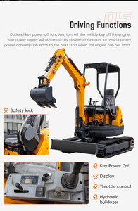 Envío Gratis: Excavadora Mini de 2 Toneladas con Motor Kubota EPA para Granja, con Cabina Opcional y Cazo de Cambio Rápido - Product Image 4