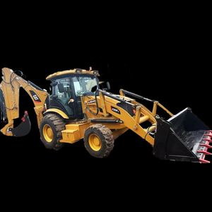 รถตักล้อยางมือสอง Caterpillar 420F พร้อมเครื่องยนต์รับรองมาตรฐาน CE กำลัง 70 กิโลวัตต์ รับน้ำหนักได้ 3.3 ตัน พร้อมอุปกรณ์เสริมแบบ Auger และ Breaker - Product Image 2
