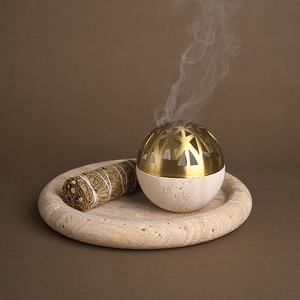 <strong>Queimador</strong> De Incenso Travertine Mubkhar Bakhoor Censer Collection Each Family 1pcs Muslim Arabic Incense Burner - Product Image 5