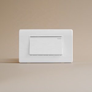 Thiết Kế Cổ Điển Chất Lượng PC Màu Trắng Chuyển Đổi Và Ổ Cắm Mỹ Loại 250V 1 Gang 1 Cách 2 Cách Tường Ánh Sáng Thiết Bị Chuyển Mạch Lớn Rocker - Product Image 1