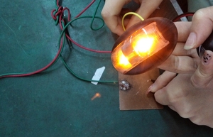 2 Đèn LED Báo Hiệu Bên Hông 2 Inch Chống Nước Màu Đỏ + Màu Hổ Phách Đèn Báo Hiệu Đuôi Xe Tải 12V Xe Bán Tải RV - Product Image 5