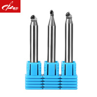 MCD Ball End Mill Fraise diamantée pour cuivre aluminium or et argent personnalisé ODM & OEM Support MCD End Mill Polishing Diamond