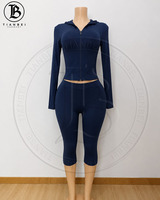 Ensemble 2 pièces Y2K 2026 pour femme : veste à capuche ajustée et leggings, survêtement décontracté, tenue de détente, grande taille, yoga