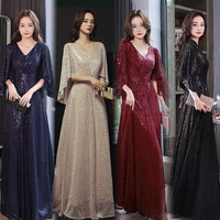 Robe de chœur dorée, style français, pour une entrée de cérémonie hautement performante et élégante