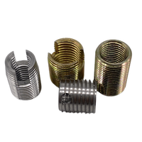 Self Tapping Thread Insert Bushings Stainless Steel Self Cutting Threaded Inserts M8 for Metal, Plastics or Aluminum