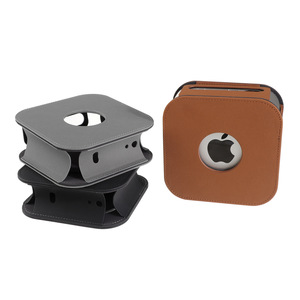 Ốp bảo vệ máy tính Apple <span class=keywords><strong>Mac</strong></span> Mini 2024 M4 / M4 Pro bằng da PU, bán chạy năm 2024, tiện lợi khi mang theo - Product Image 3