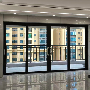 Porte <span class=keywords><strong>coulissante</strong></span> de patio en aluminium durable pour la construction africaine, apparence moderne et abordable - Product Image 1