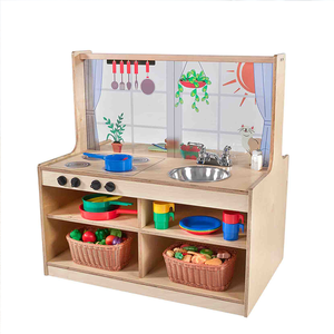 Juego imaginativo Montessori, juego de rol de cocina, juego de madera para guardería, preescolar, preescolar, aula, guardería - Product Image 4