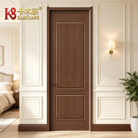 Porte intérieure moderne en bois composite massif, isolation phonique, utilisation intérieure, chambre, hôtel, salle de bain, salle à manger, applications domestiques/commerciales