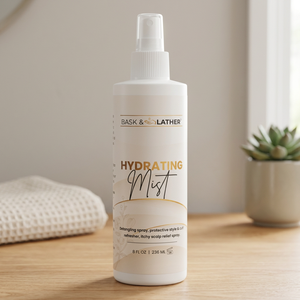 Brume hydratante pour cheveux BASK & LATHER, fabriquée aux États-Unis, 8 oz - Product Image 3